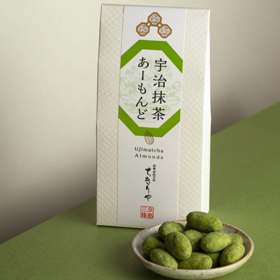 Uji-Matcha Covered Almonds